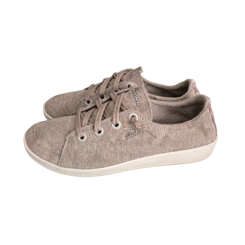 Skechers Madison Ave Sneakers Womens Size 7.5 Taupe Slip On Shoes - Picture 5 of 12